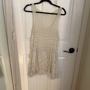 White Lace Free People Dress